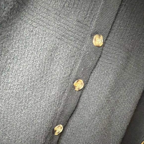 NWOT All Worthy by Hunter McGrady Black Button Down Cardigan Size S - Picture 2 of 14